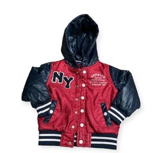 Minoti Botton Front Jacket Size:2-3 Years
